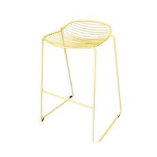 Nicole - Chaise de bar en métal