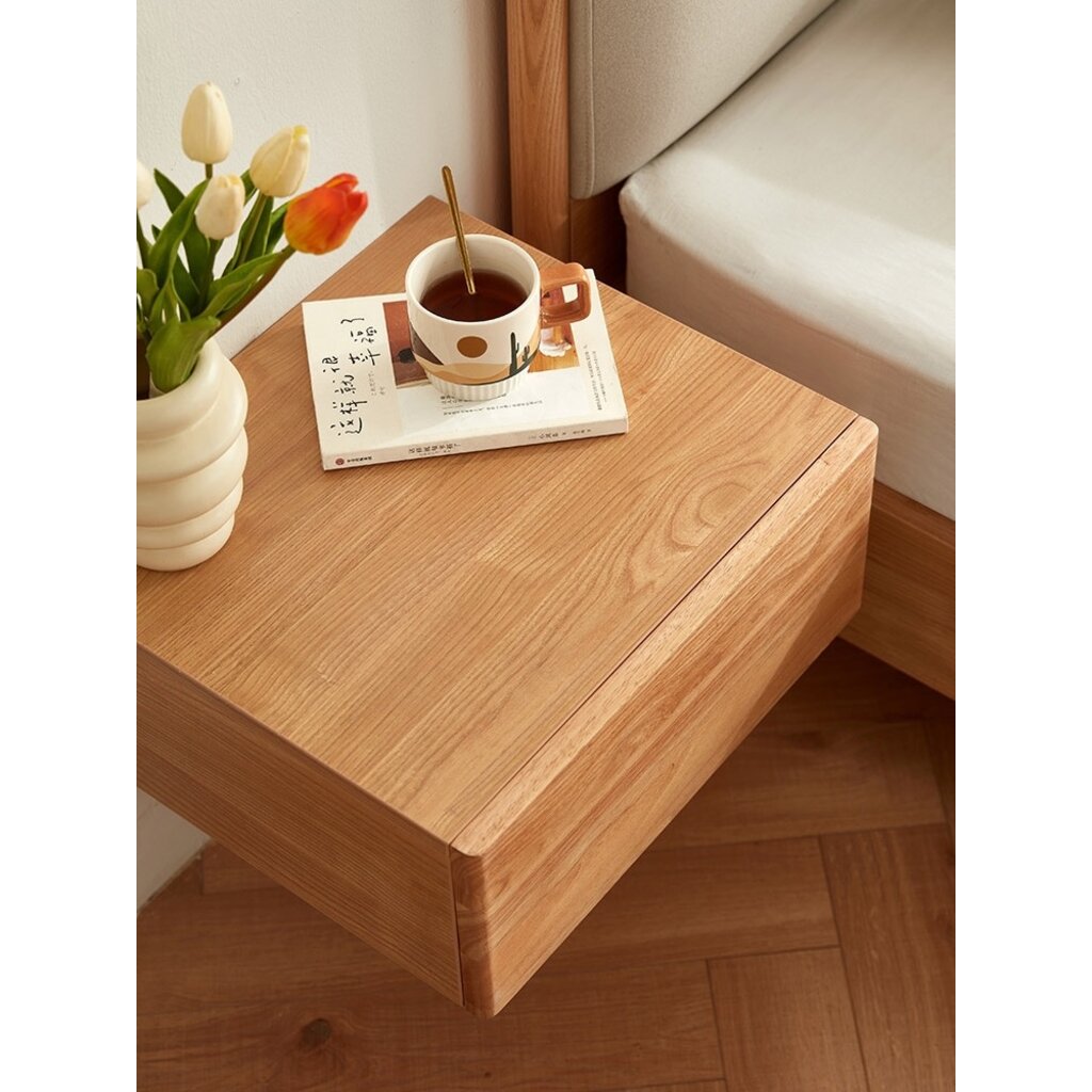 Table de chevet suspendue 1 tiroir Bois