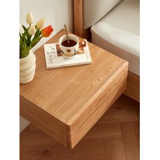 Table de chevet suspendue 1 tiroir Bois