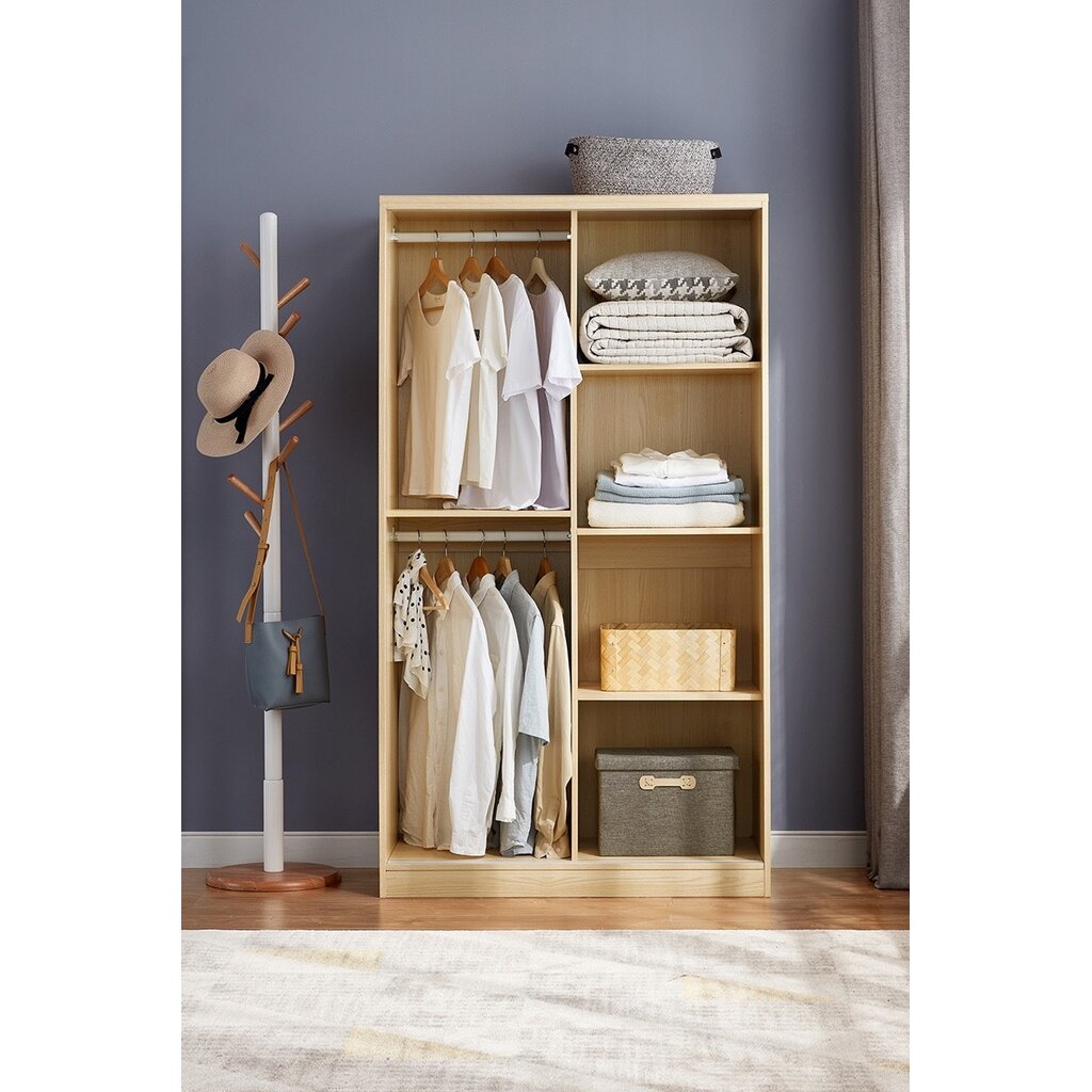 Armoire 2 portes coulissantes 80x50x180 cm Bois