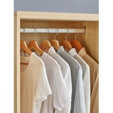 Armoire 2 portes coulissantes 80x50x180 cm Bois