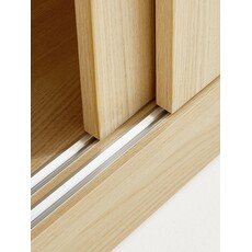 Armoire 2 portes coulissantes 80x50x180 cm Bois