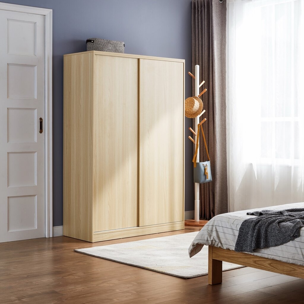 Armoire 2 portes coulissantes 120 cm Bois