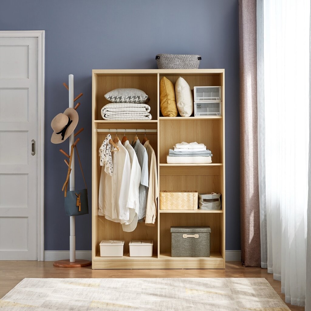 Armoire 2 portes coulissantes 120 cm Bois