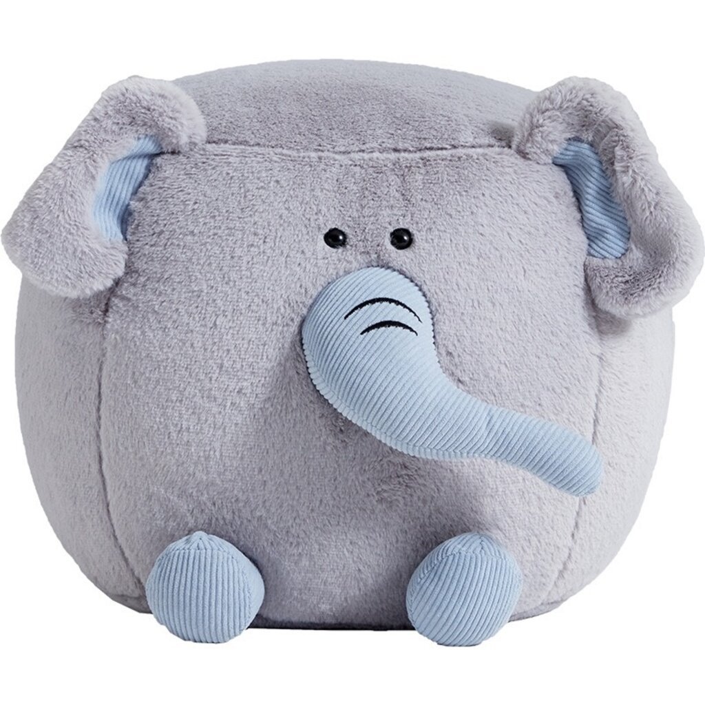 Pouf pour enfant éléphant Gris