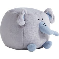 Pouf pour enfant éléphant Gris