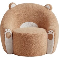 Pouf pour enfant Ours Marron