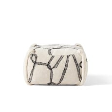 Pouf repose-pieds carré Blanc