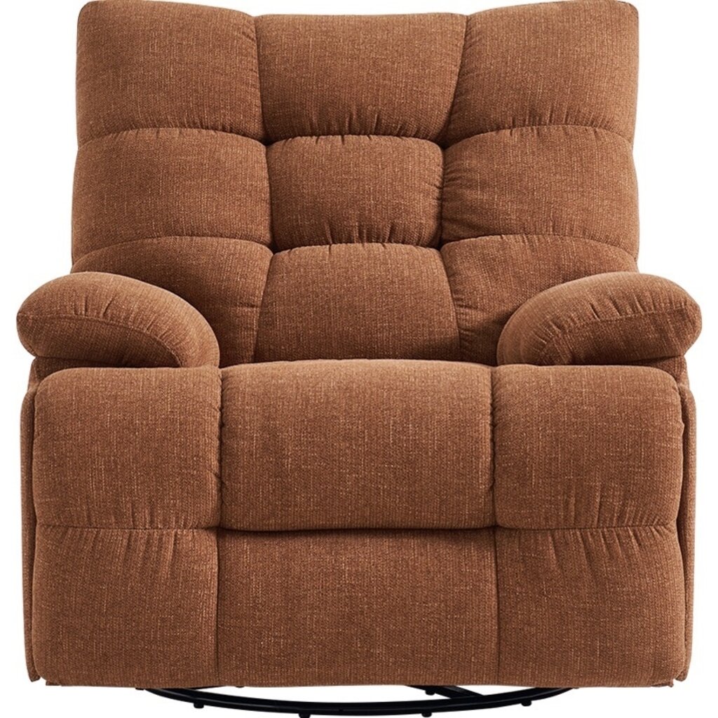 Fauteuil Recliner électrique en tissu Orange