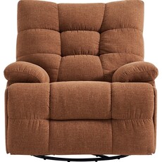 Fauteuil Recliner électrique en tissu Orange