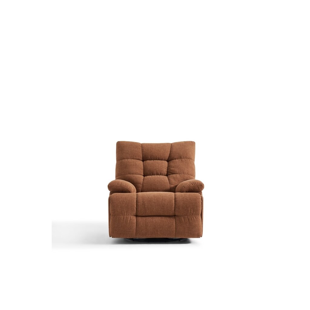 Fauteuil Recliner électrique en tissu Orange