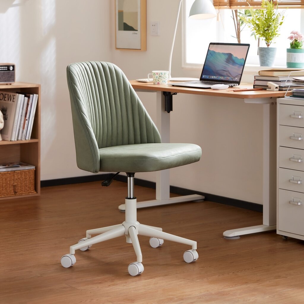 Chaise de bureau réglable 64x61x81 cm Vert