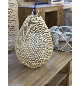 PANSY - Abat-jour en rotin Ø 46x48 cm