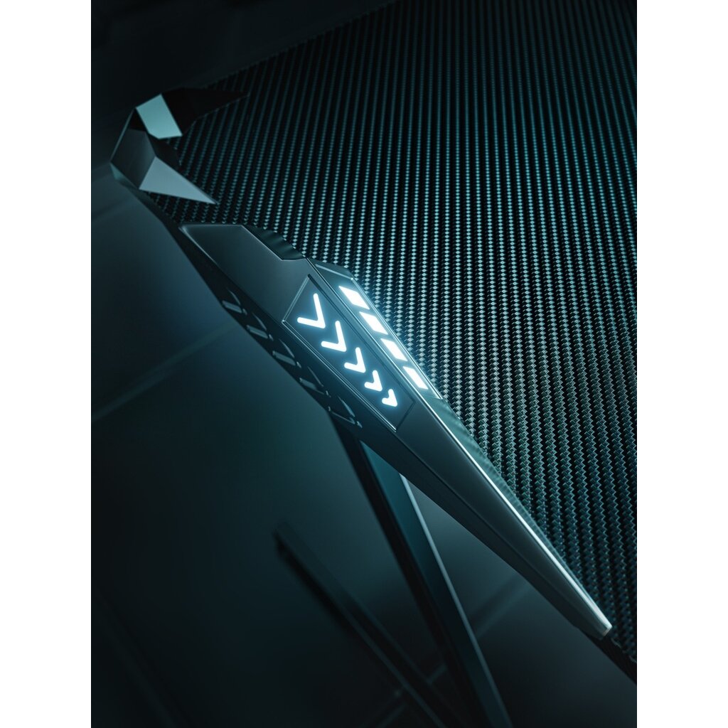 Bureau Gamer noir avec LED