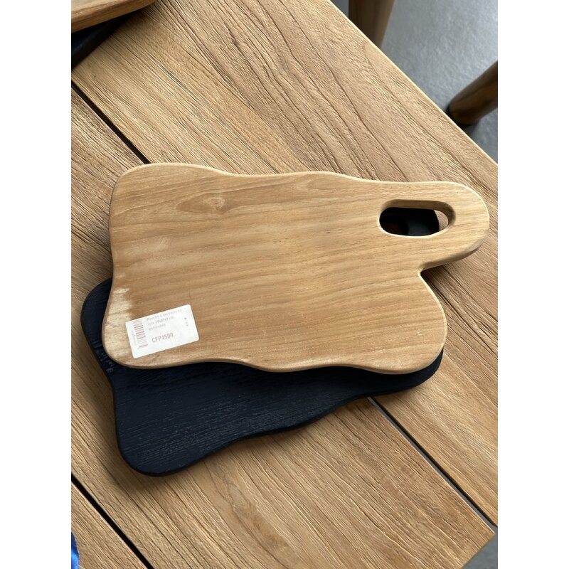 Planche à découper en teck 18x32x2 cm