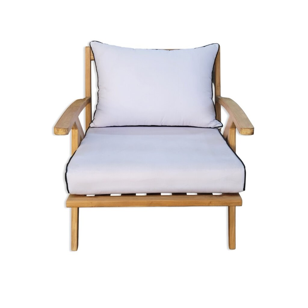 JAVA  Fauteuil en teck avec coussin 75x90x79 cm