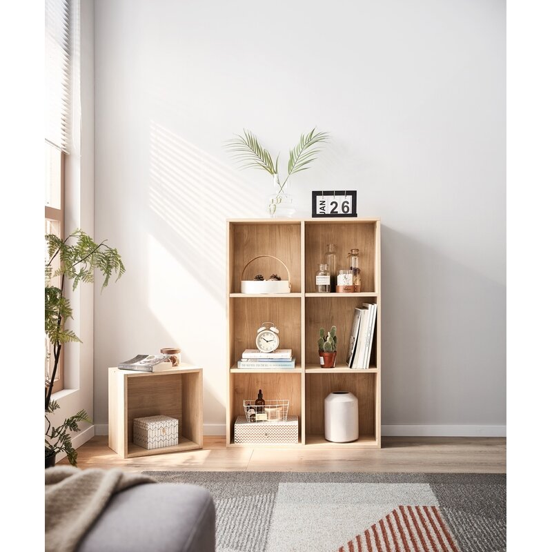 Mini bibliothèque x6 Bois