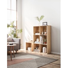 Mini bibliothèque x6 Bois