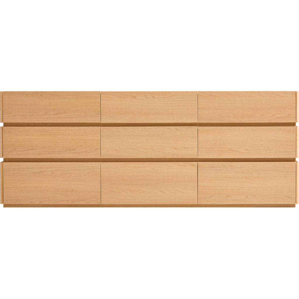 Buffet 9 tiroirs 180 cm - Bois