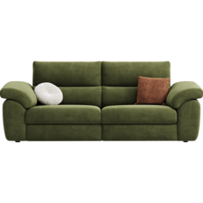 Canapé 100% Déhoussable 2 places 220 cm - Vert