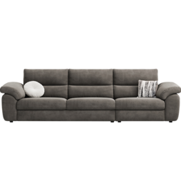 Canapé 100% Déhoussable 3 places 280 cm - Gris