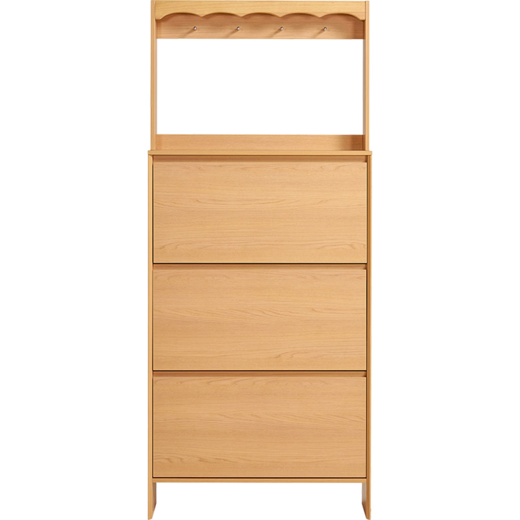 Meuble à chaussures 3 tiroirs H 180 cm - Bois