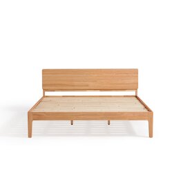 Lit 180x200 avec tête de lit - Bois