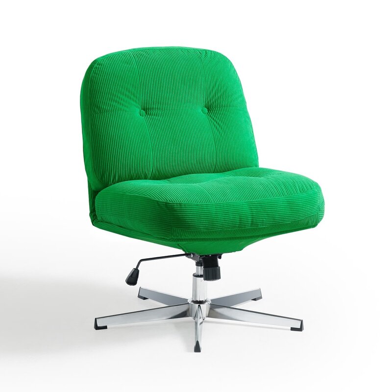 Chaise de bureau réglable à pieds - Vert