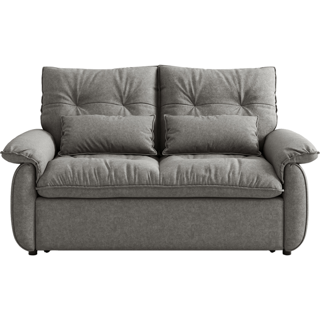 Canapé droit convertible 185 cm - Gris