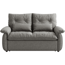 Canapé droit convertible 185 cm - Gris