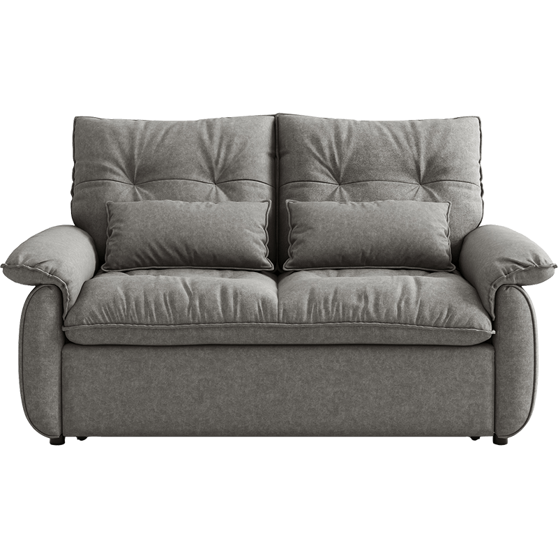 Canapé droit convertible 185 cm - Gris