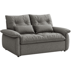 Canapé droit convertible 185 cm - Gris