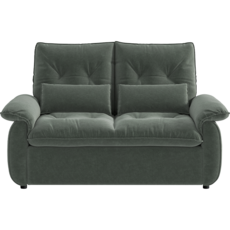 Canapé droit convertible 155 cm - Vert foncé