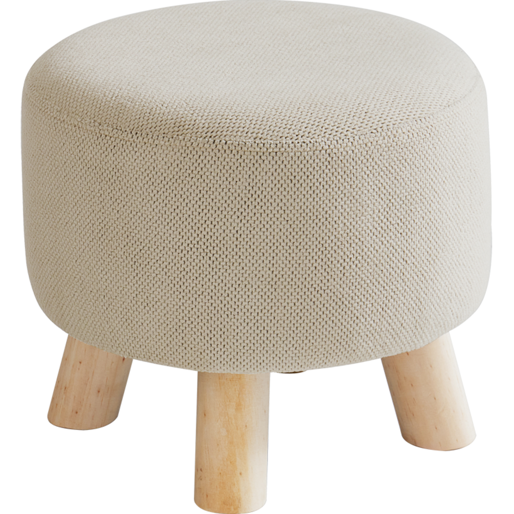 Tabouret Rond - Gris clair