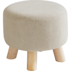 Tabouret Rond - Gris clair