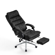Fauteuil de bureau à roulette ajustable - Noir