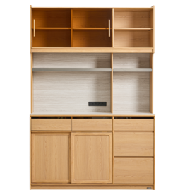 Vaisselier 4 portes 5 tiroirs - Bois