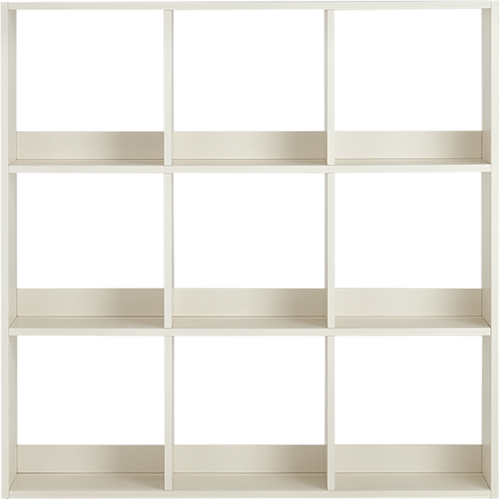 Bibliothèque 9 étagères 100 cm - Blanc