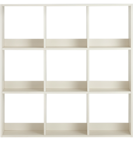 Bibliothèque 9 étagères 100 cm - Blanc