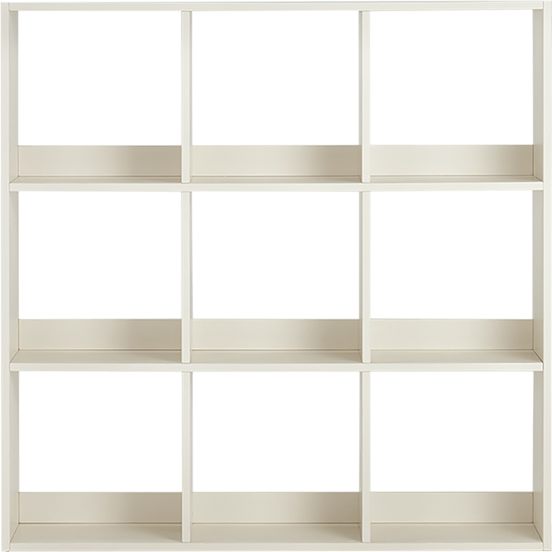 Bibliothèque 9 étagères 100 cm - Blanc