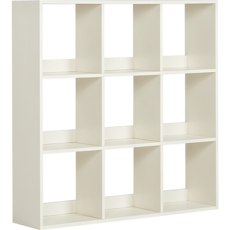 Bibliothèque 9 étagères 100 cm - Blanc