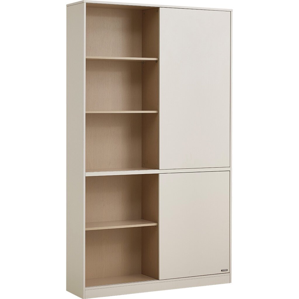 Armoire 2 portes coulissantes Gris clair