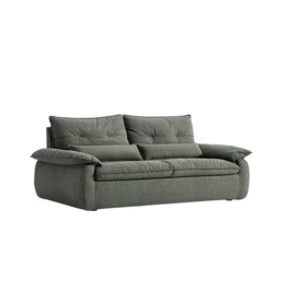 Canapé 2 places en tissu 186x100x80 cm Vert