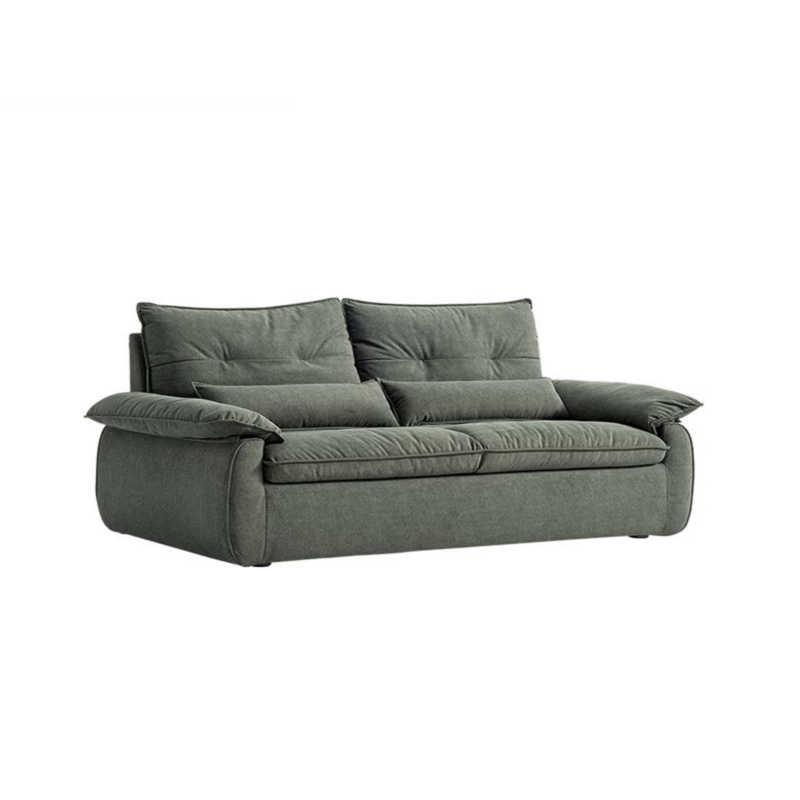 Canapé 2 places en tissu 186x100x80 cm Vert