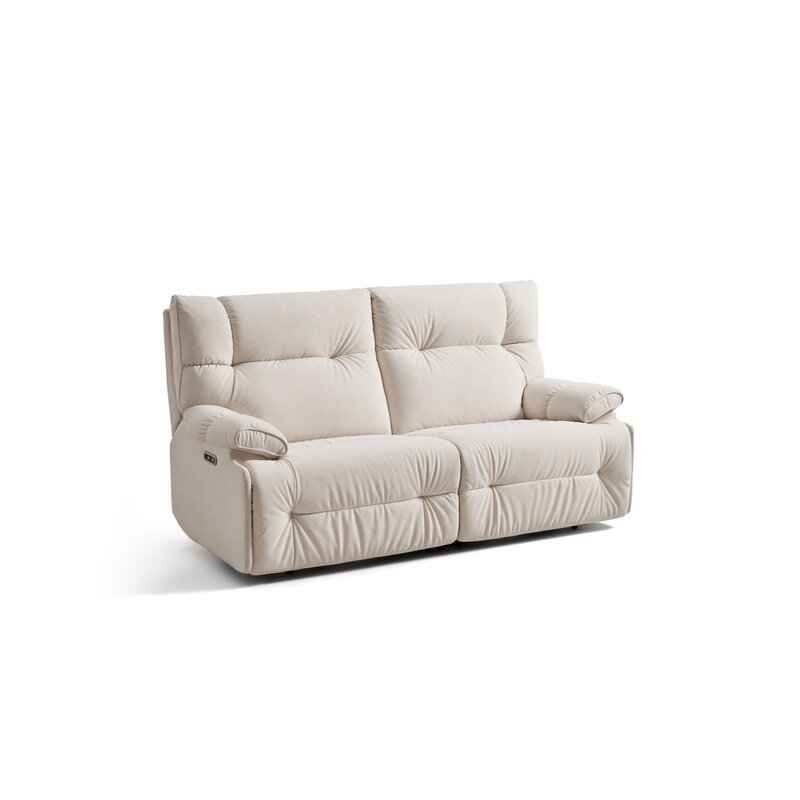 Canapé Recliner 2 places 212x102x102 cm - blanc
