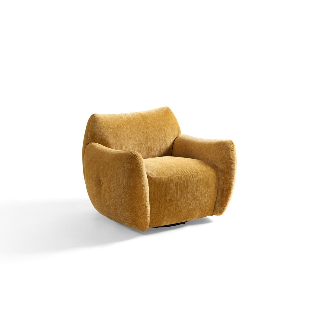 Fauteuil pivotant 102x94x76 cm - Jaune