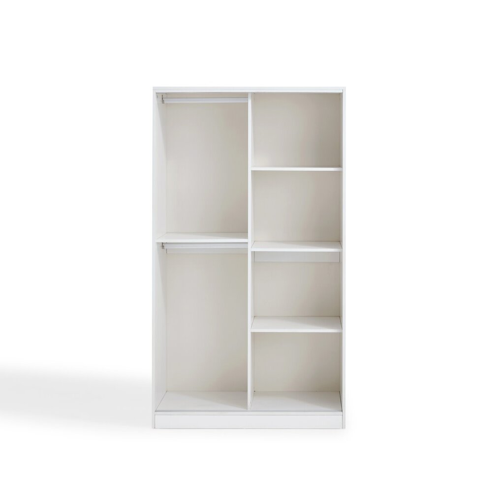 Armoire 2 portes coulissantes 100 cm - blanc