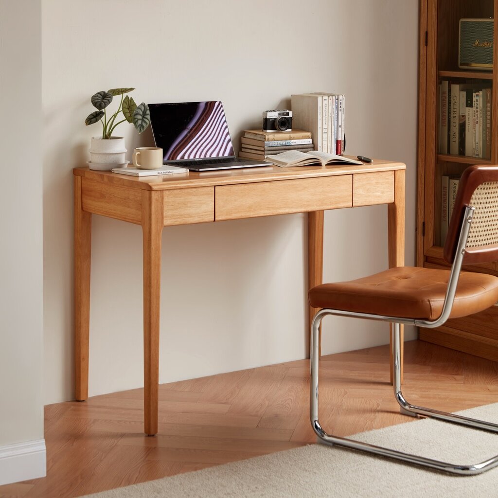 Bureau 1 tiroir 80 cm - bois