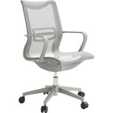 Chaise de bureau à roulettes - Gris