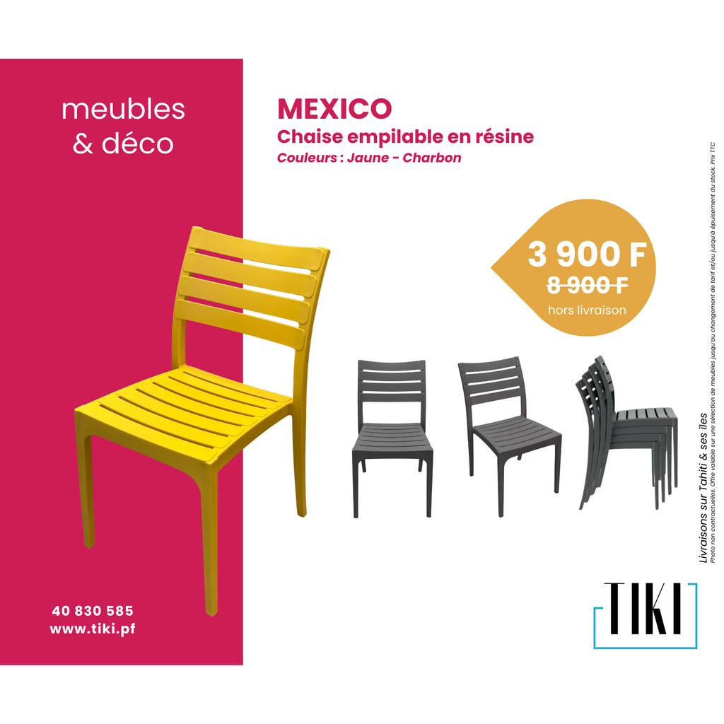 Mexico - Chaise de table en résine